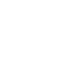 two white squares on a black background